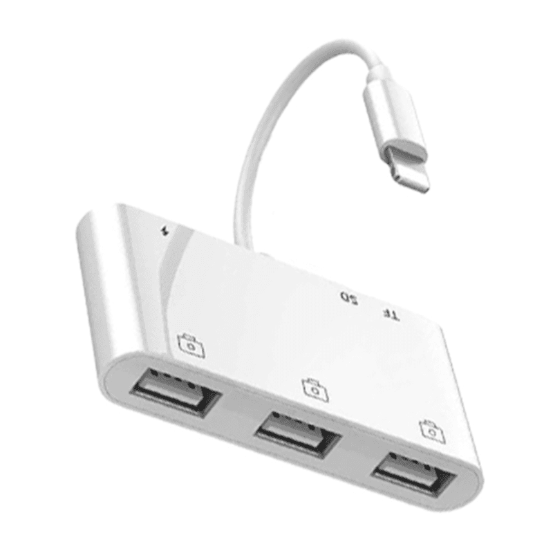 Coteetci 6 In 1 Lightning Otg Card Reader