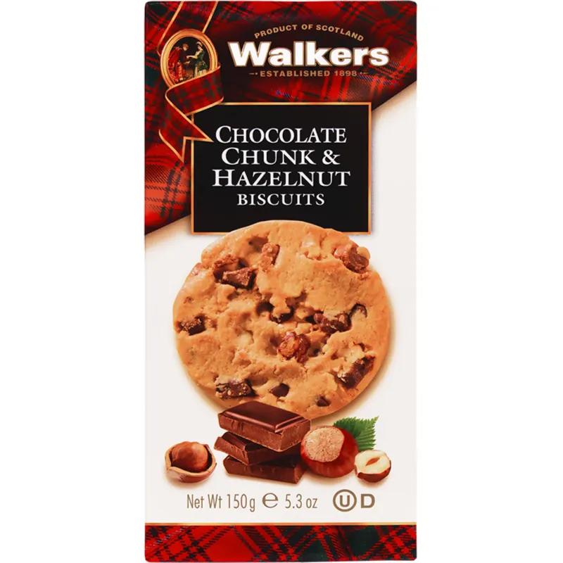 Walkers Choco Chip Hazelnut Biscuits 150g