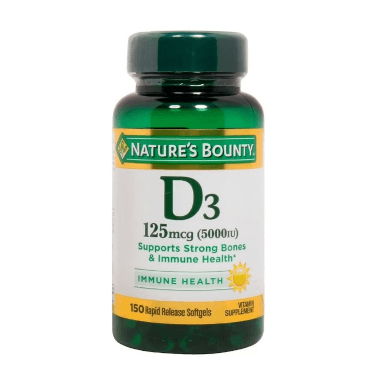 Nature's Bounty Vitamin D3 5000iu 150 Softgels