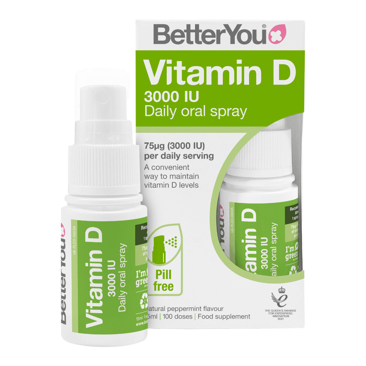 Better You Vitamin D 3000 Iu Daily Oral Spray