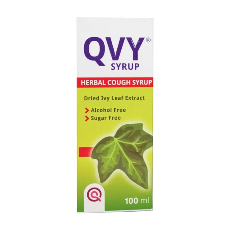 Qvy Herbal Sugar Free Cough Syrup 100ml