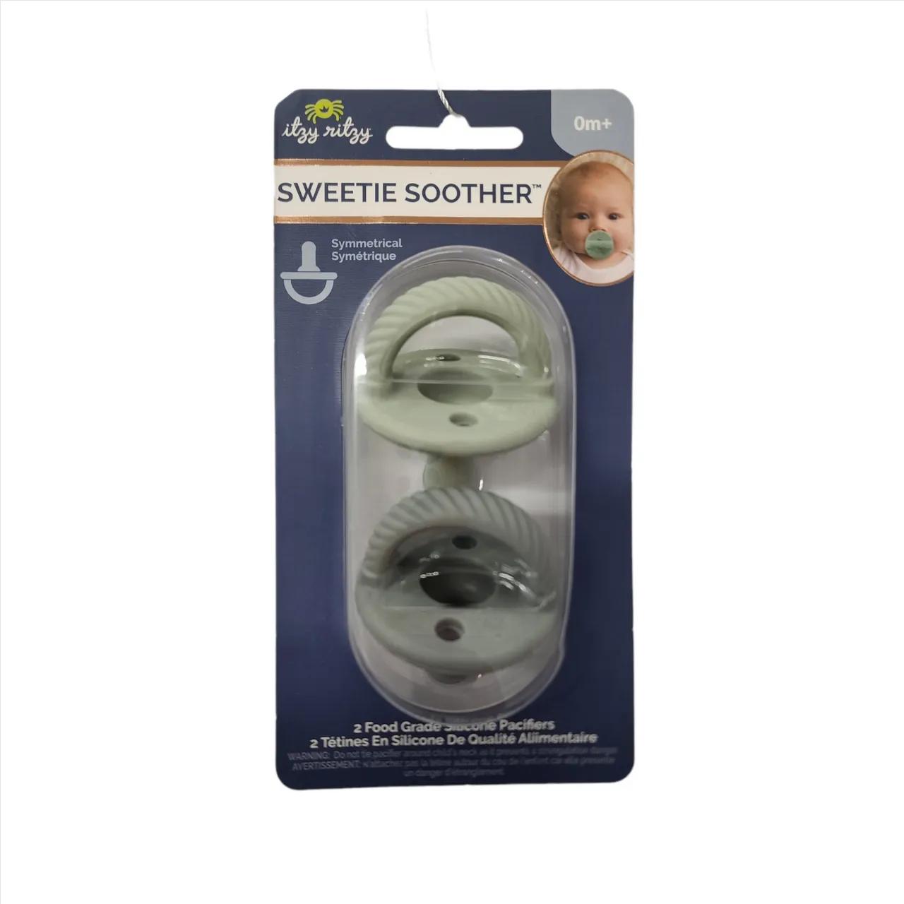 Itzy Ritzy Soother Pacifier 2 PK - Succulent/Agave