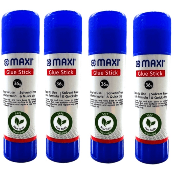 Offer 4 Of Maxi 36gm Glue Stick - 9487 4pcs