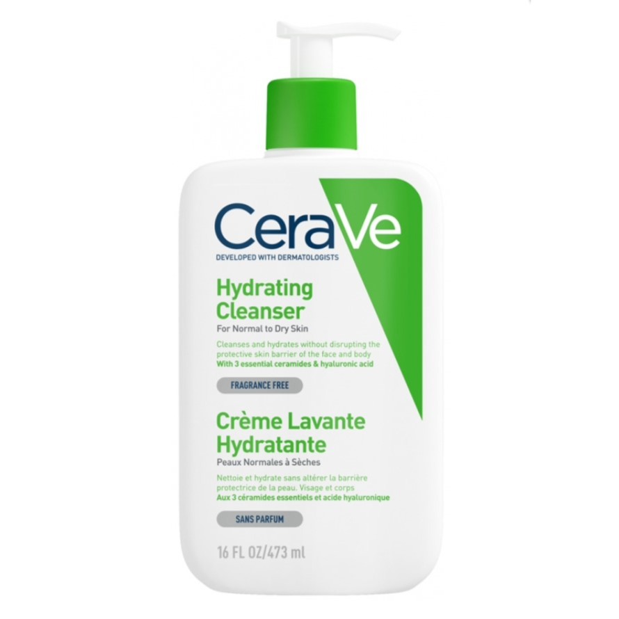 Cerave Hydrating Cleanser 473Ml-Fragrance Free