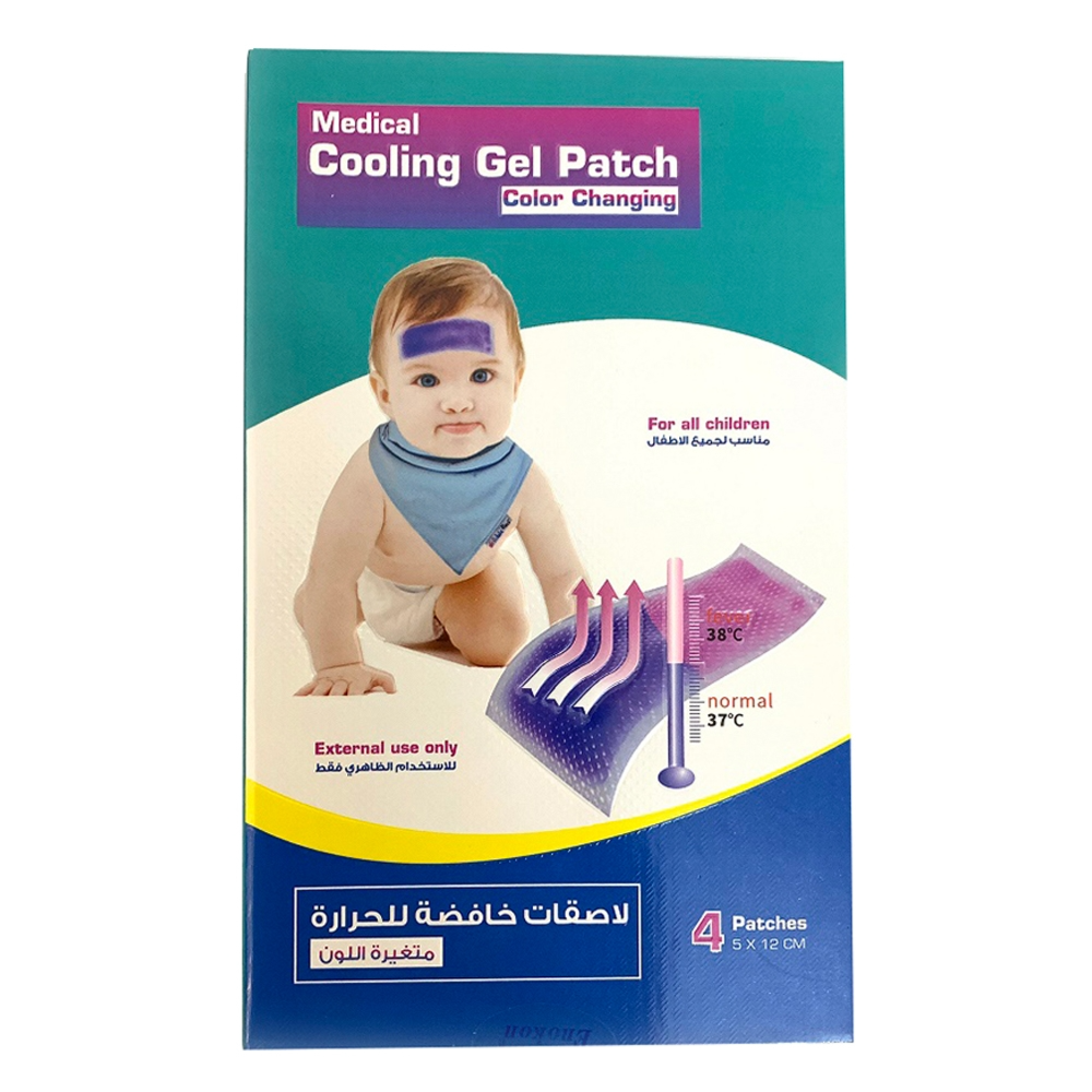 Fever Free Cooling Gel Patch 4 Pieces