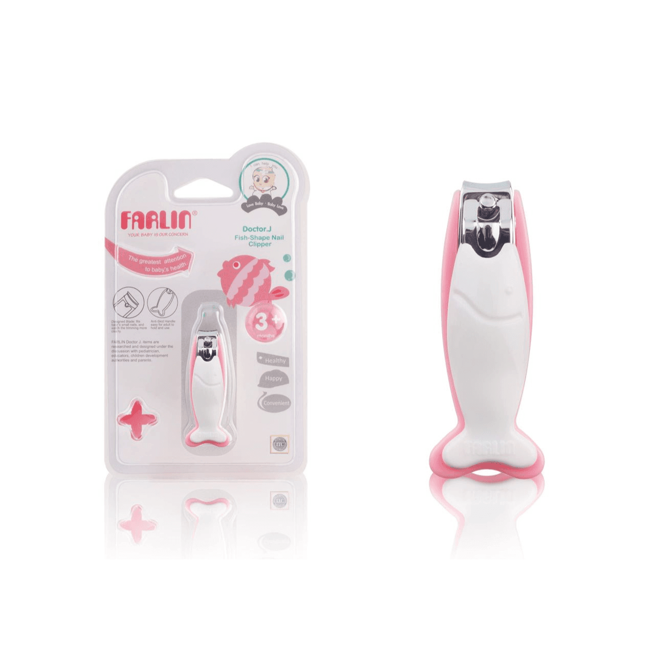 Farlin Doctorj. Fish Shape Nail Clipper 3+ Months Code: BF-160D