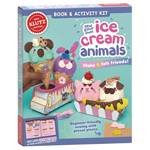 702217 Sew Your Own Ice Cream Animals (Klutz) (Paperback, Contains 1 Paperback/ Softback And 1 Other Merchandise) By Editors Of Klutz