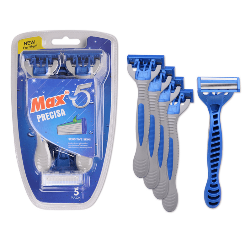 Max precisa razor for men with 5 blades