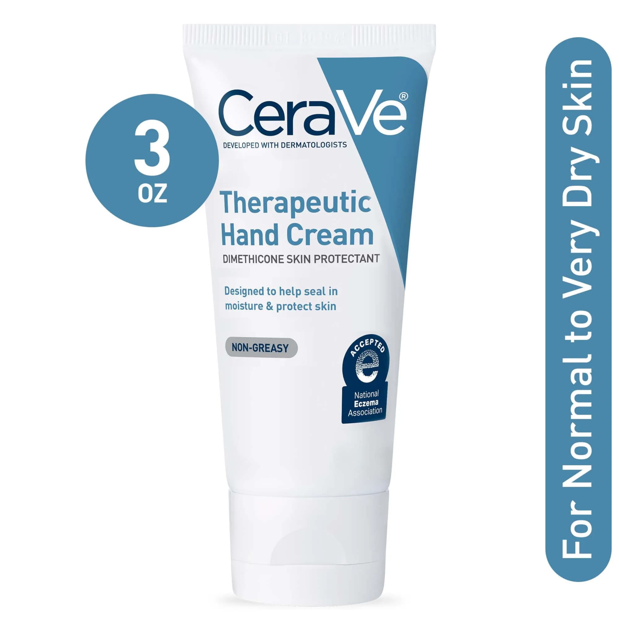 Cerave - Therapeutic Hand Cream For Dry Cracked Hands With Hyaluronic Acid 50ml