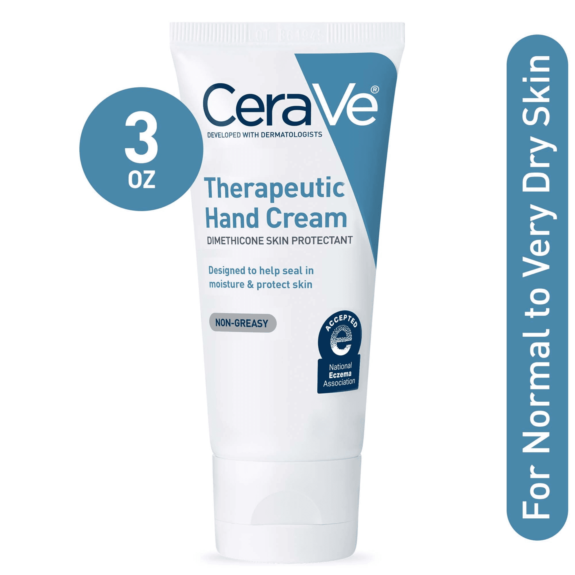 Cerave - Therapeutic Hand Cream For Dry Cracked Hands With Hyaluronic Acid 50ml