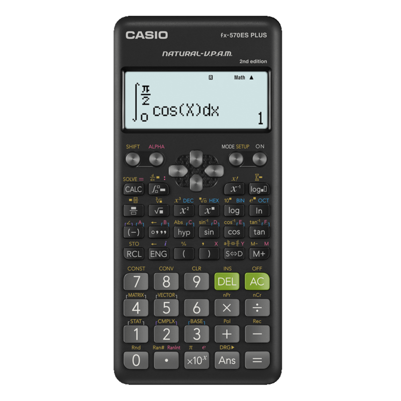 Casio Calculator Fx-570Es Plus 2nd Edition - Black