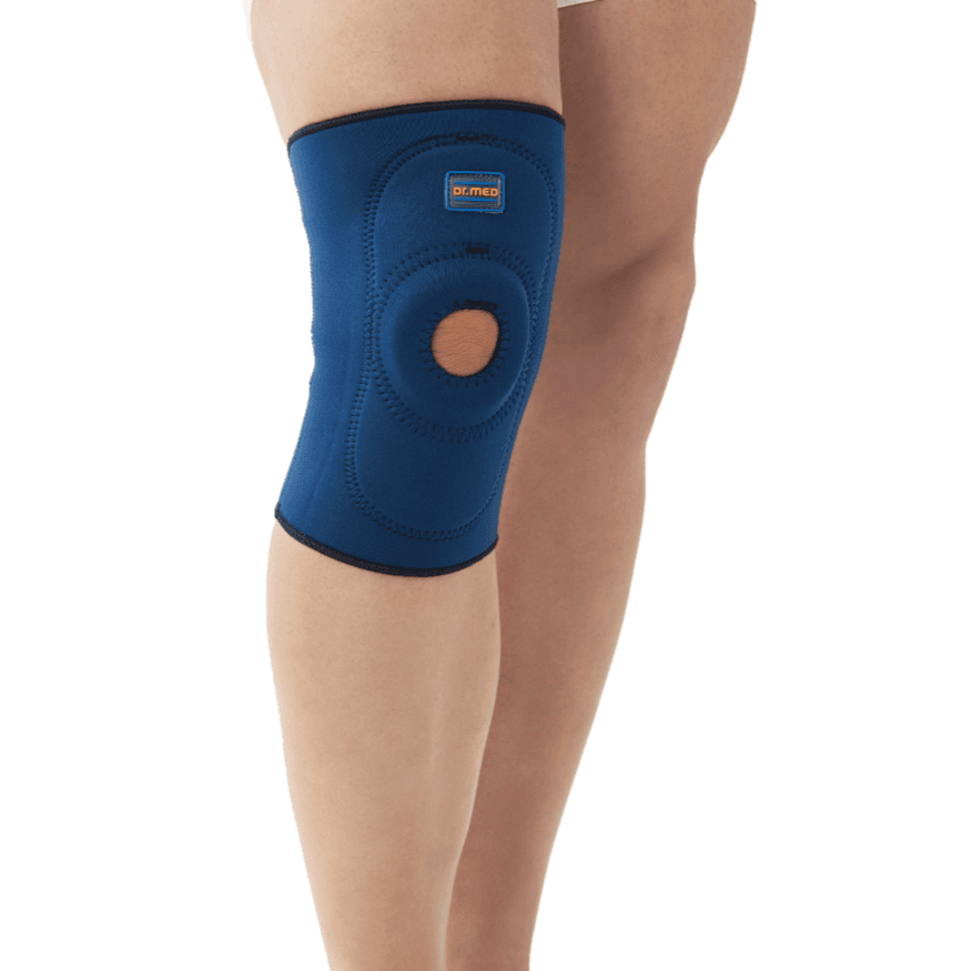 Dr. Med Knee Sleeve with Open Patella Pad Large DR-K007