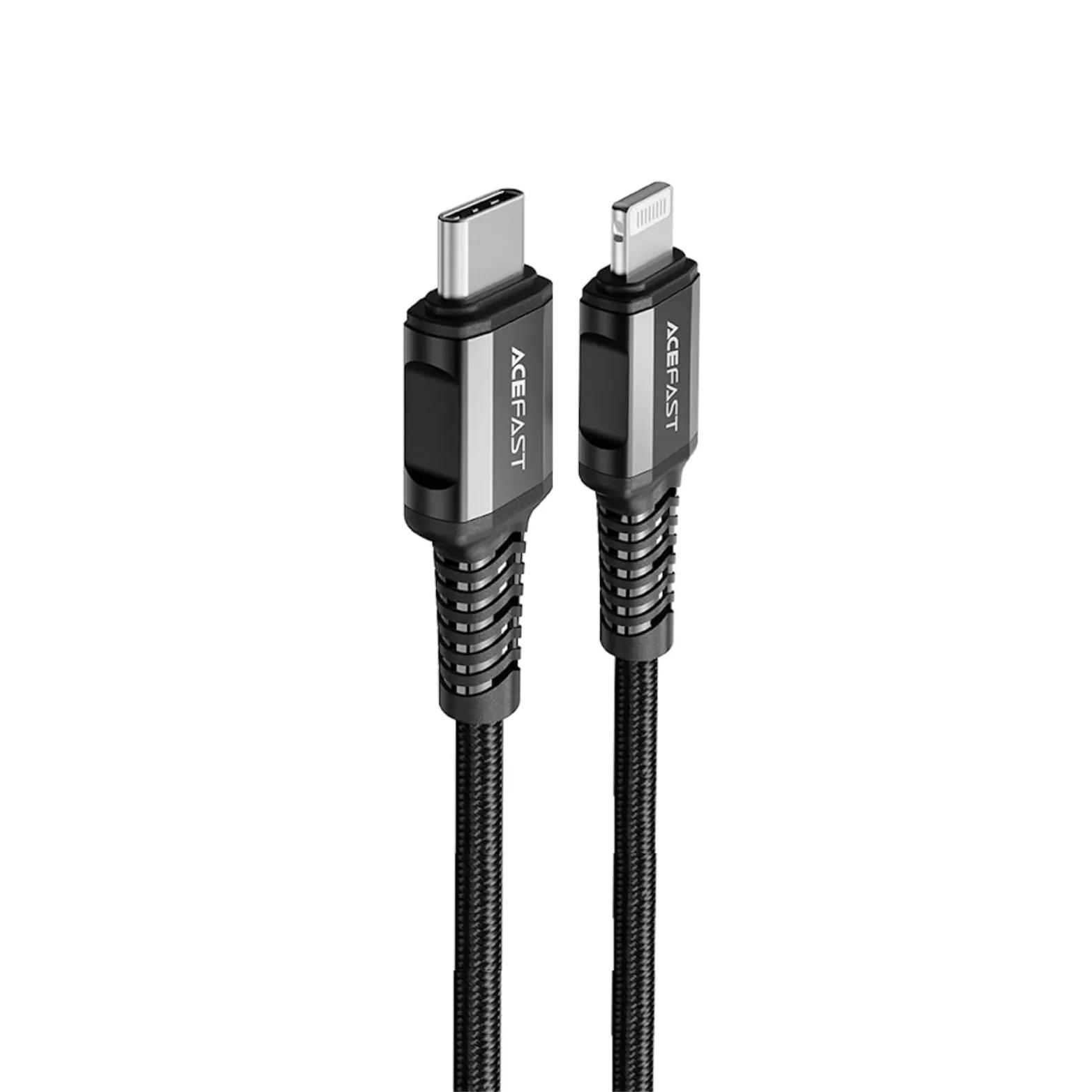 CABLE NYLONE USB-C TO LIGHTNING 1.8M,30W-ACE FAST