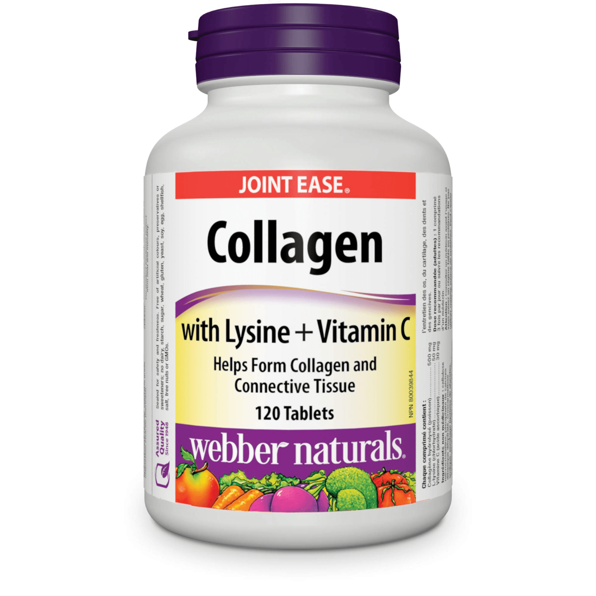 Webber Naturals Collagen With Lysine & Vitamin C 120's