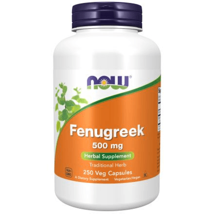 Now Fenugreek 500mg 100 Veg Capsules