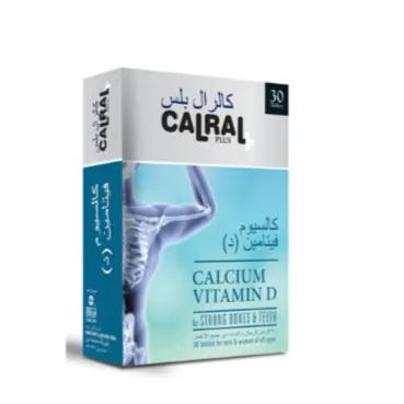 Calral Plus Calcium + Vitamin D Tablets 30's