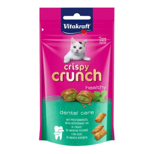 Vitakraft Crispy Crunch Cat Treats Dental 60G