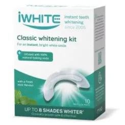 iWhite Classic Whitening Kit + Infused With 100% Natural Baking Soda  With A Fresh Mint Flavor 10 Prefilled Tray