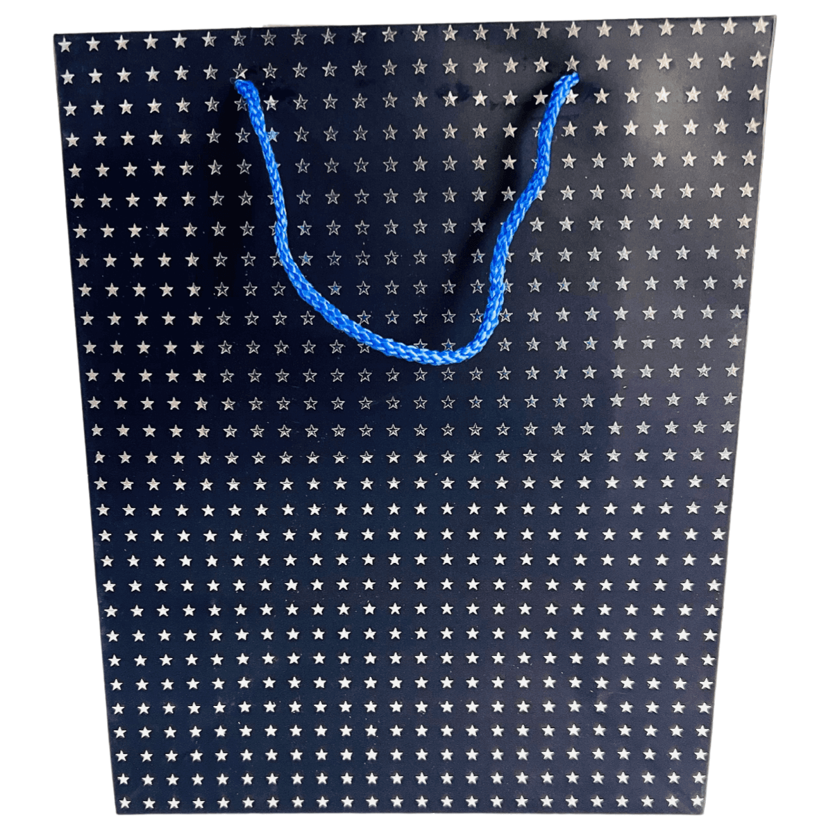 Mid-Night Blue Star Printed Gift Bag-Medium (GCRQ52)