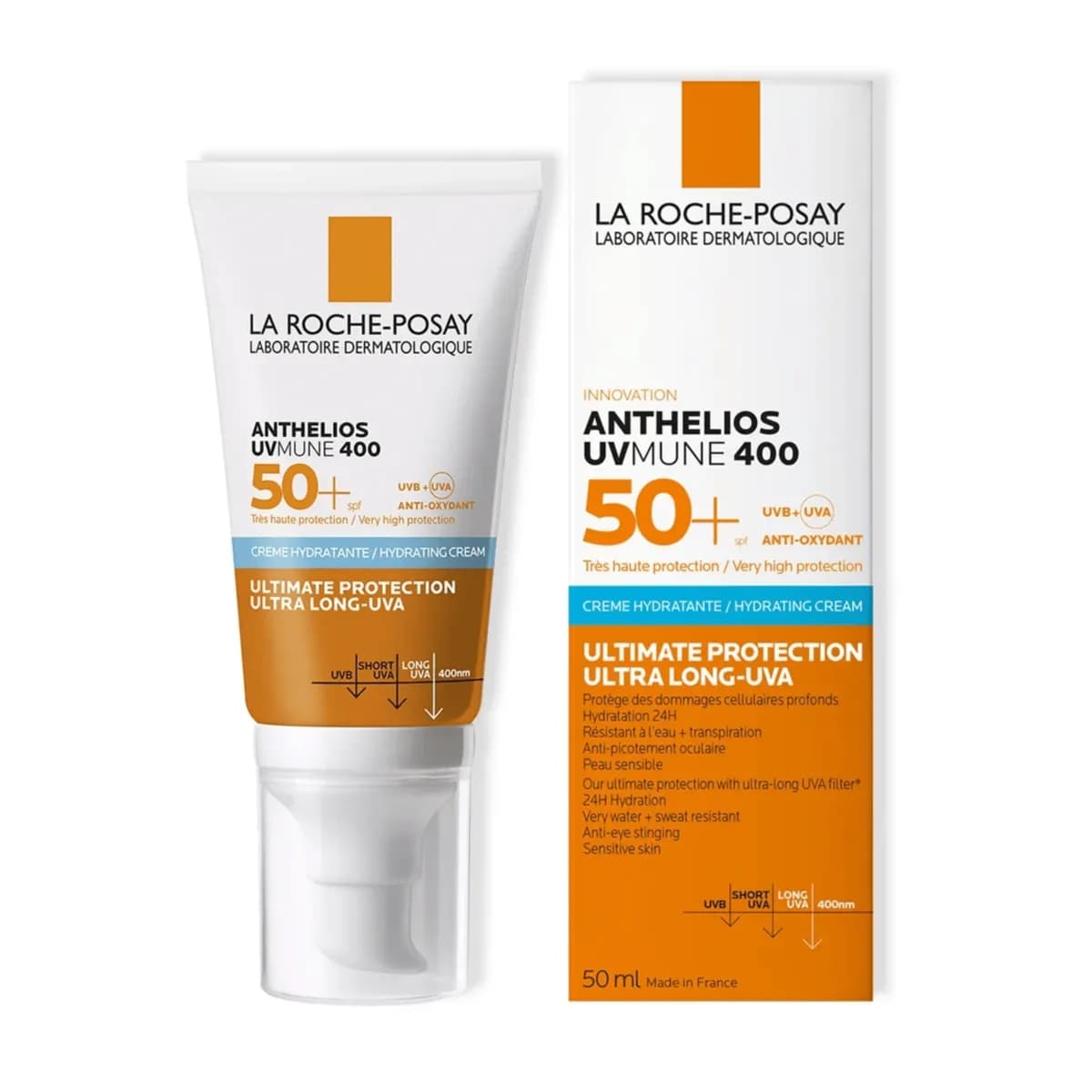 La Roche Posay Anthelios Uvmune 400 Crema Hydratante Spf50+ Unscented 50ml