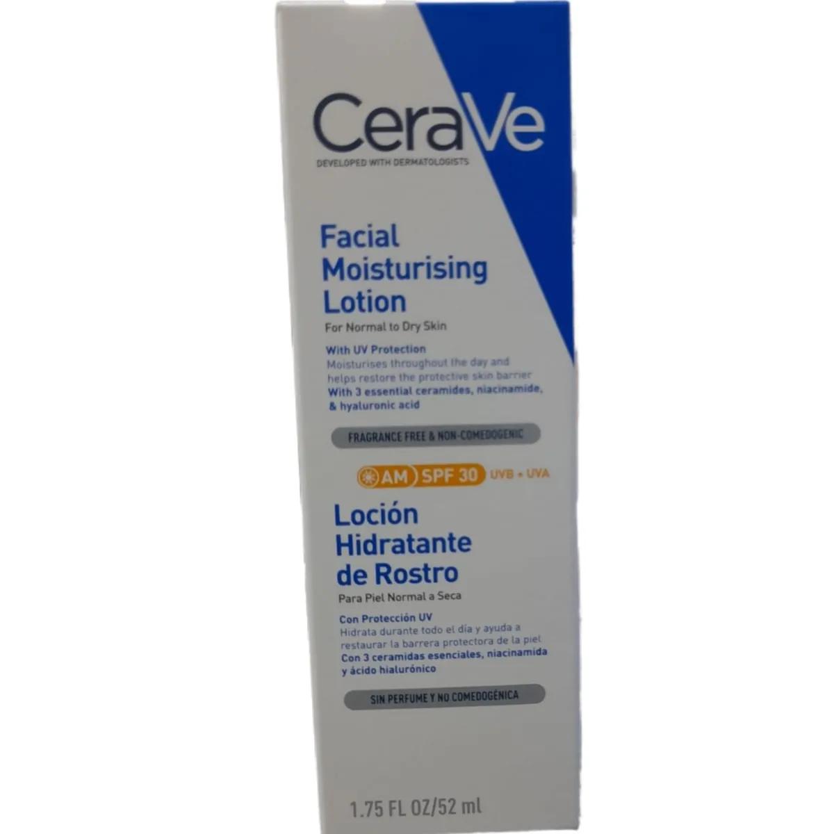 CeraVe Facial Moisturising Lotion 52ml SPF 30 AM