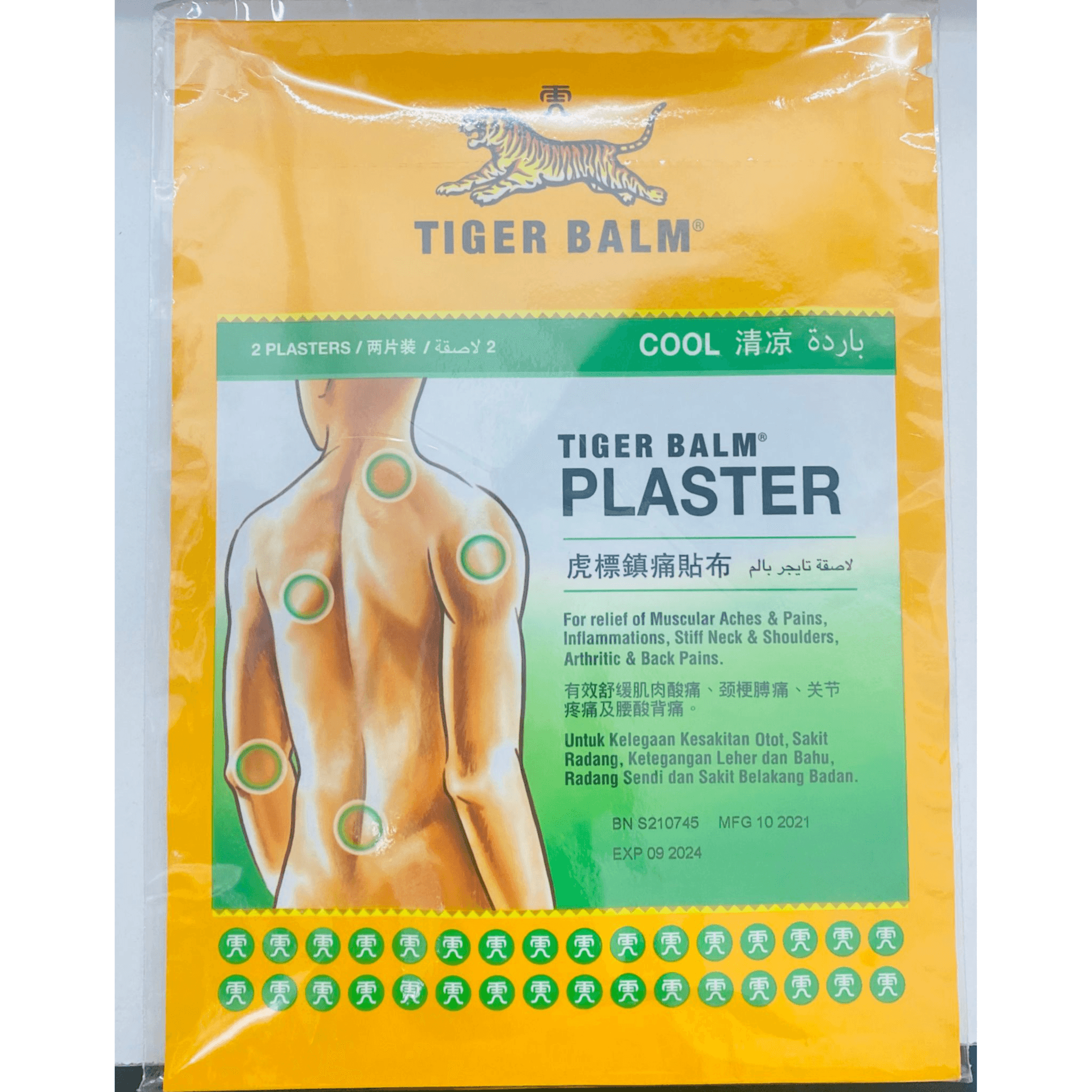 Tiger Balm Plaster Cool L 2's