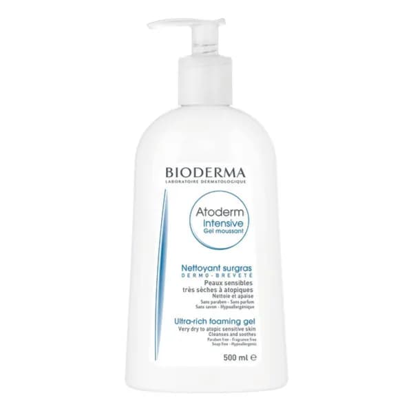 Bioderma Atoderm Intensive Gel Moussant Mild Body Cleansing Gel 500ml