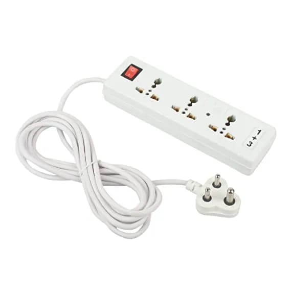 Em Lite 3-way Extension Socket 10m