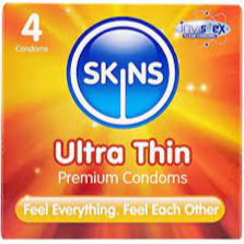 Skins Ultra Thin 4 Condoms