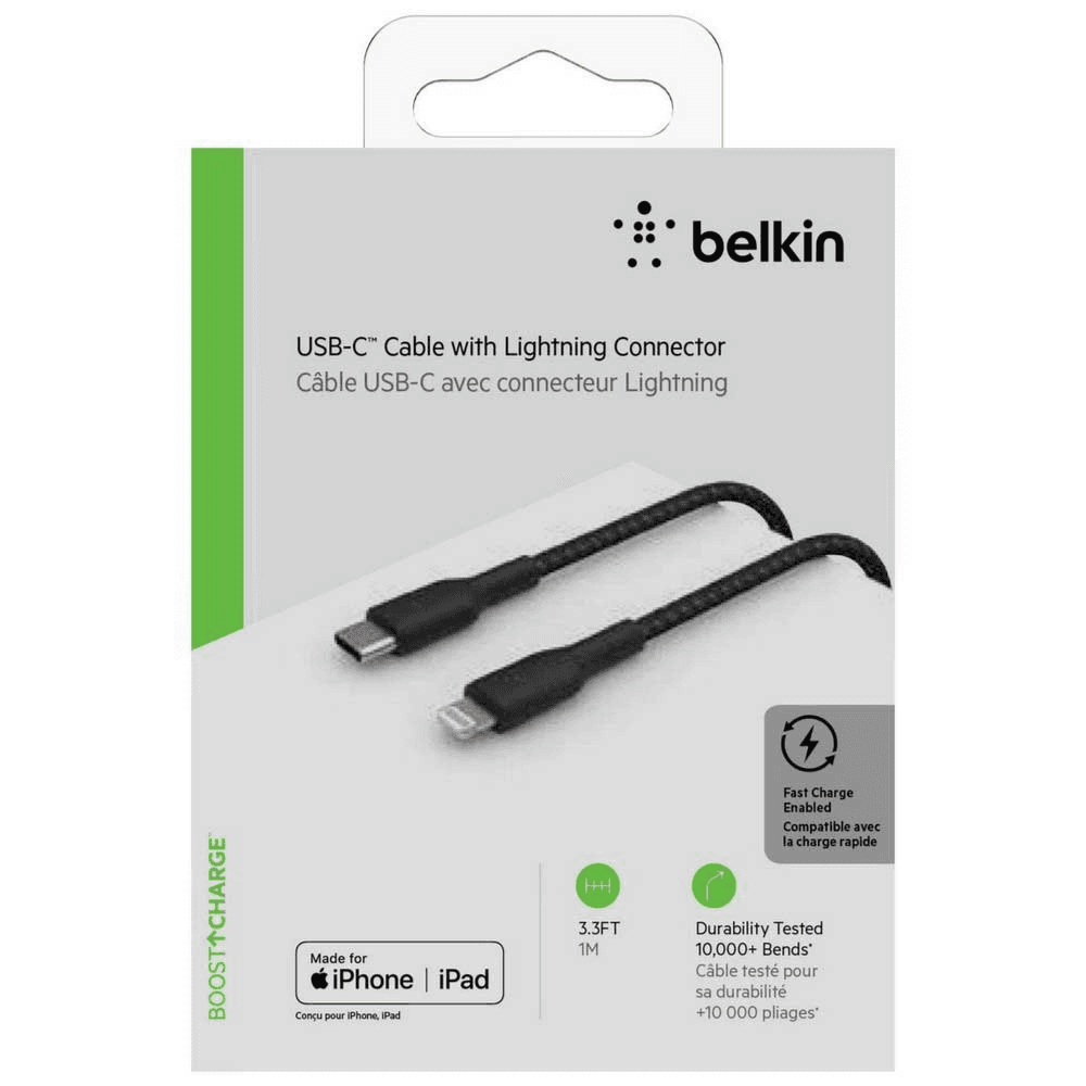 Belkin Usb C To Lightning Cable 1mtr