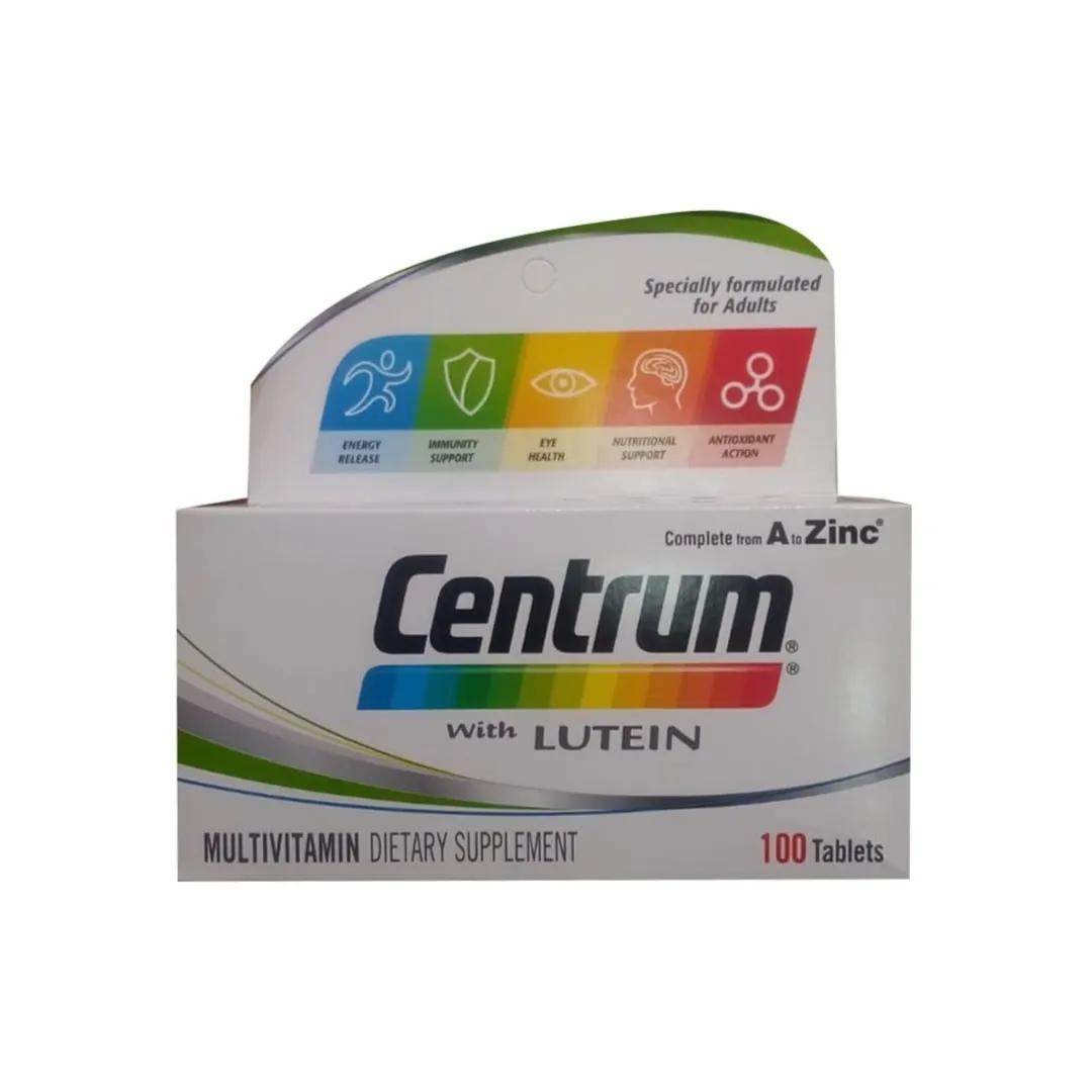 Centrum With Lutein 100 Tablets