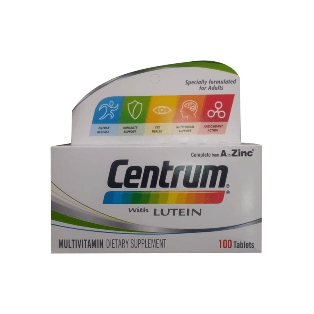 Centrum With Lutein 100 Tablets