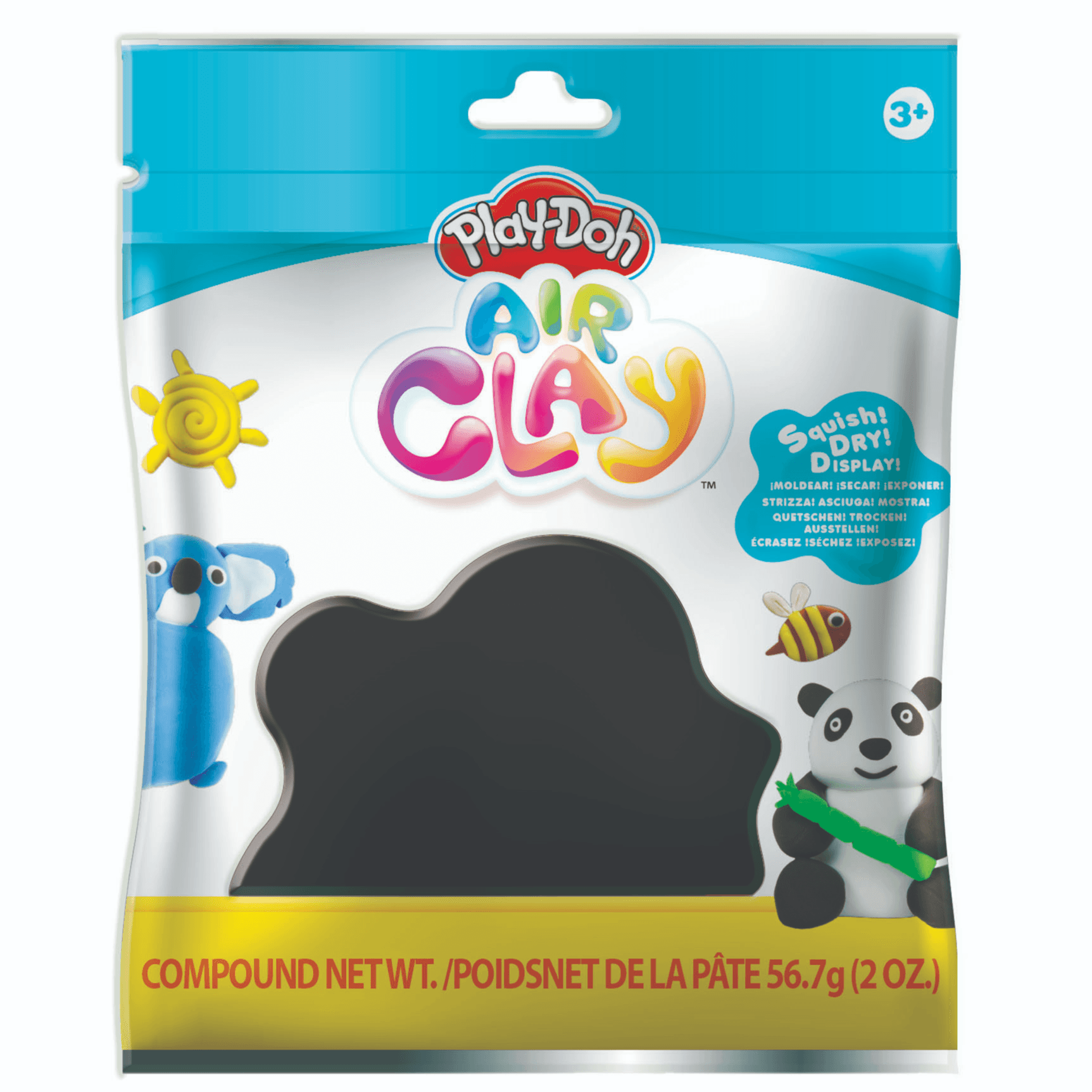 Play-doh Air Clay 2oz. ( Black )