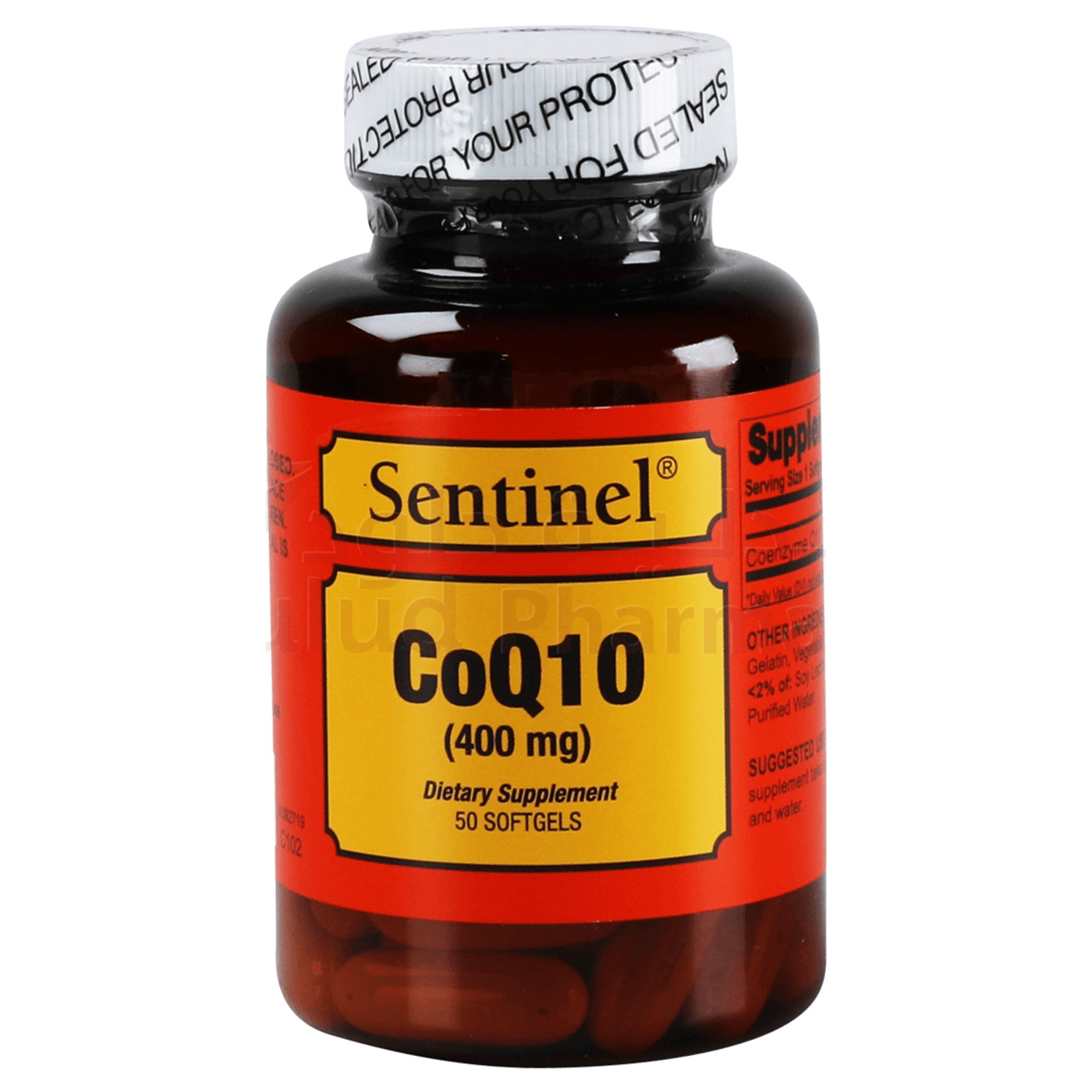 Sentinel Coq10 400 Mg Softgels 50's