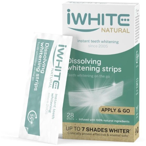 iWhite Natural Dissolving Whitening 28 Strips