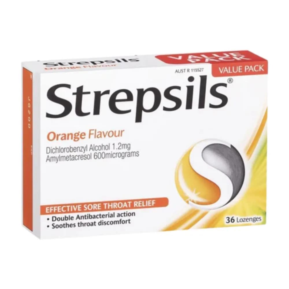 Strepsils Orange & Vit-C 36s