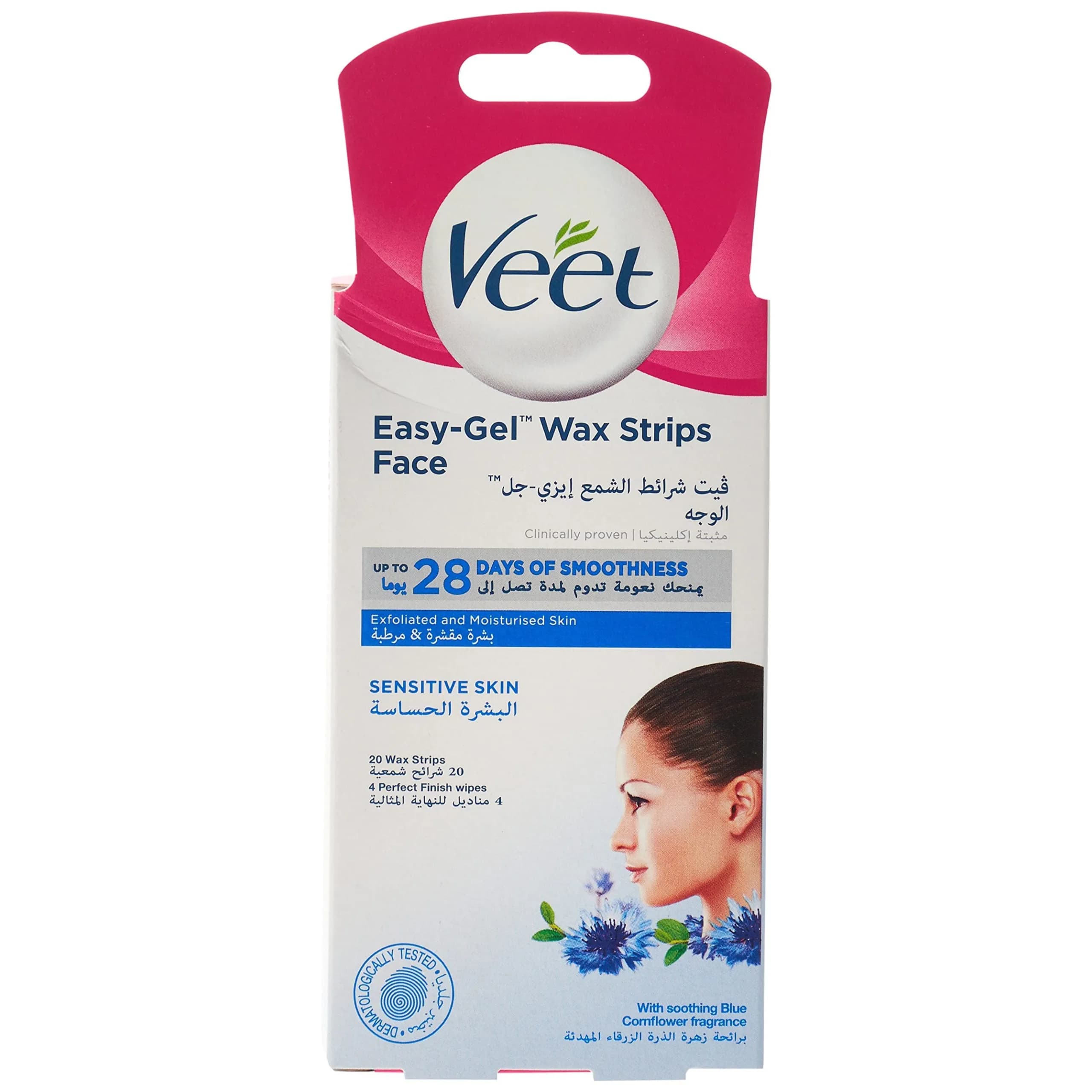 Veet Pure Face Wax 20 Strips