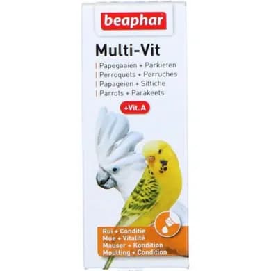 Beaphar Multivitamins Parrot And Parakeets 20ml