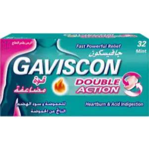 Gaviscon Double Action Mint Tablet 32's