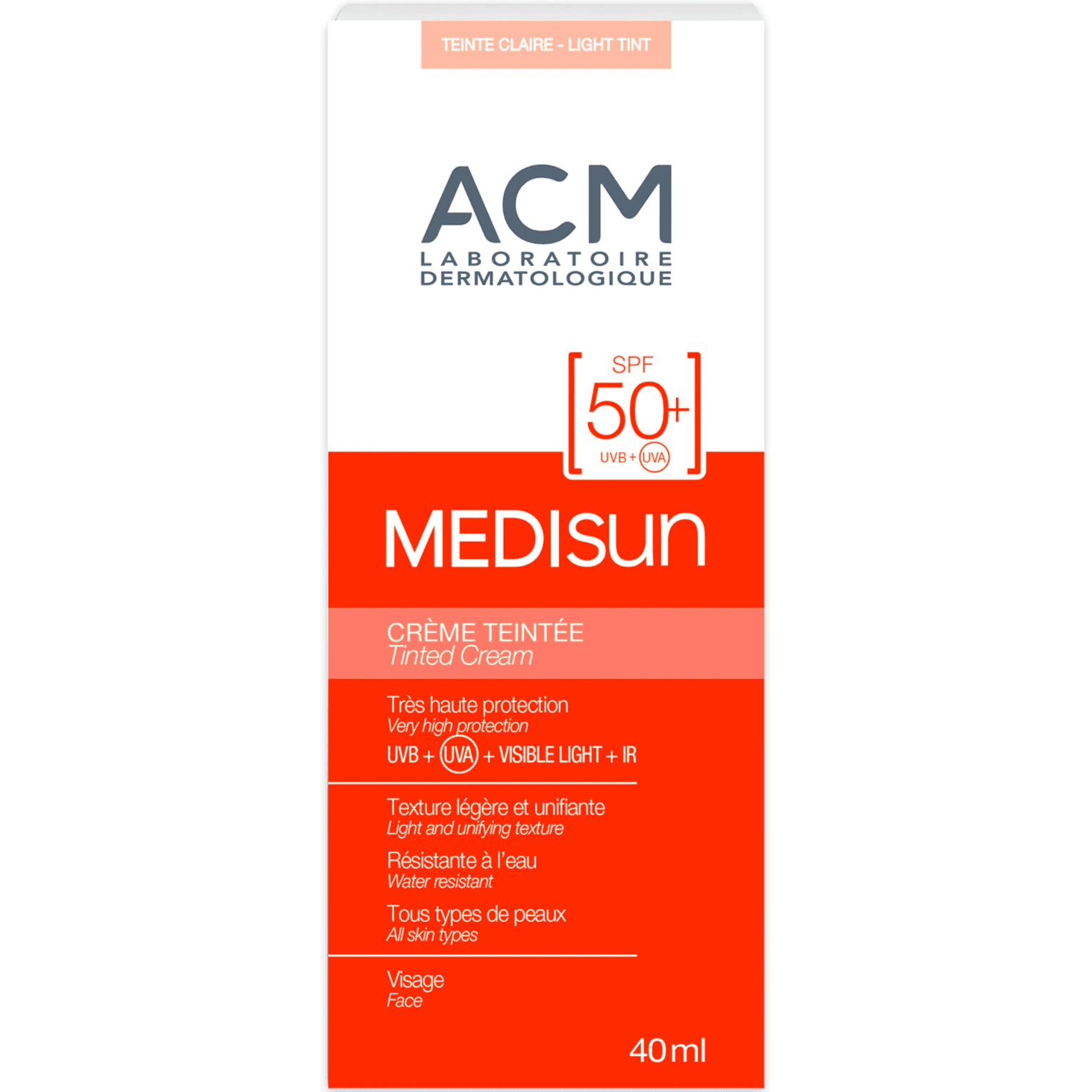 ACM Medisun 50 Tinted Cream 40ml (Buy 1 Get 1 Free) 