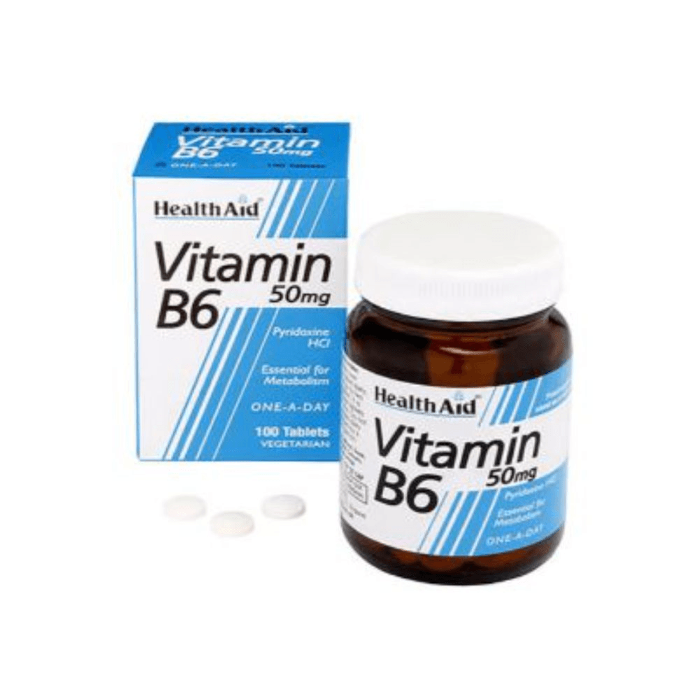 Health Aid Vitamin B6 50Mg Tab 100S