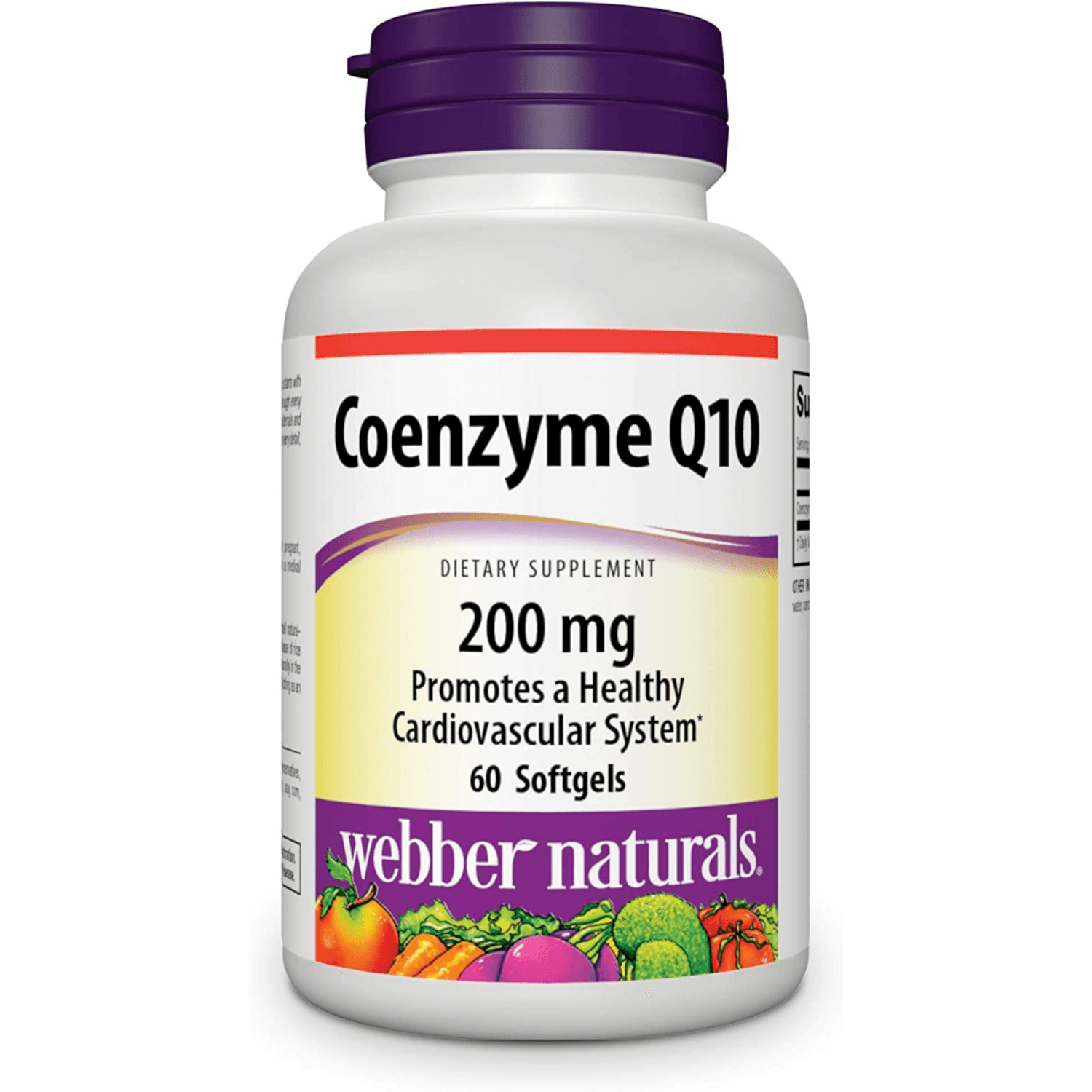 Webber Naturals Coenzyme Q10 60 Softgels 200Mg