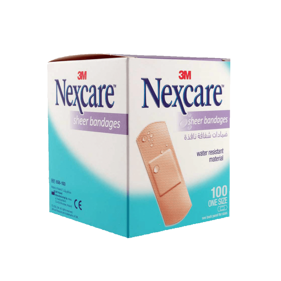 Nexcare Sheer Bandages100 One Size