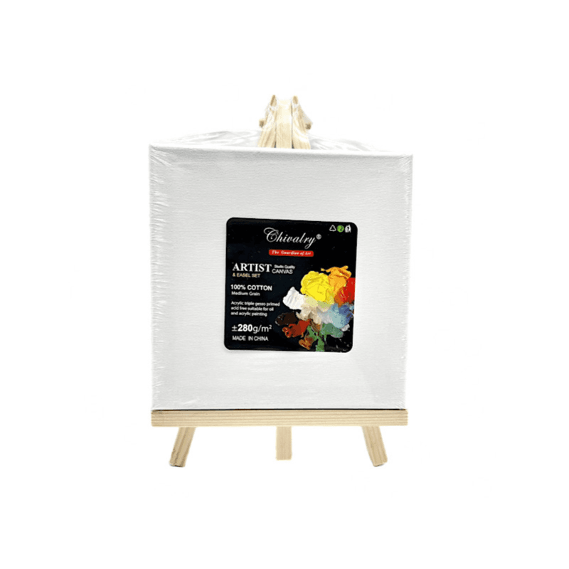 Chivalry Artist Canvas With Stand Size 20X20Cm - 9063