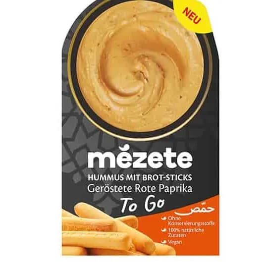 Mezete Hummus With Red Pepper 92g