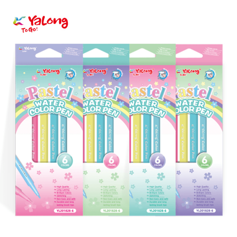 Yalong Color Pen Pastel X6clr Yl