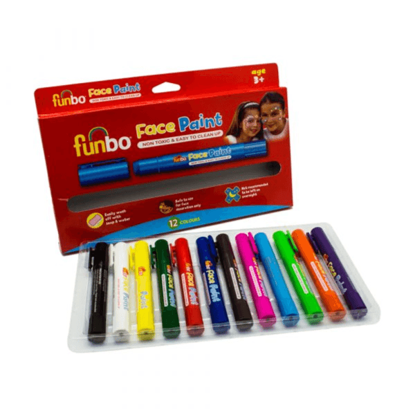 Funbo Face Paint 12 Colors ( Fcfb02)