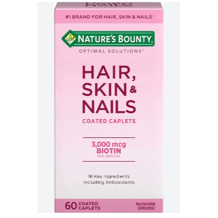 Nature's Bounty Hair Skin & Nails 60 Coated Caplets