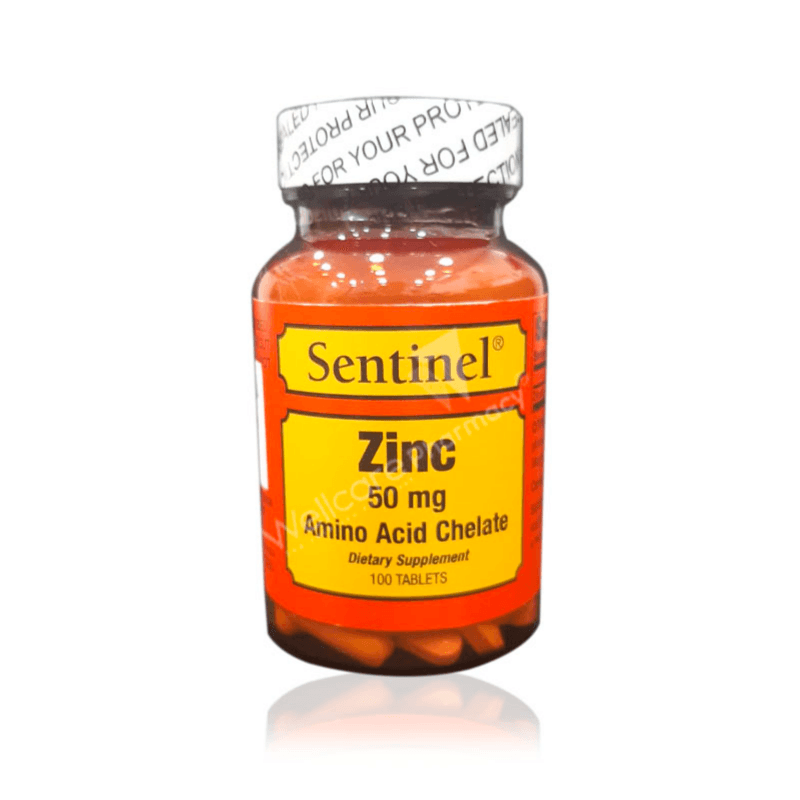 Sentinel Zinc 50 Mg 100 Tablets