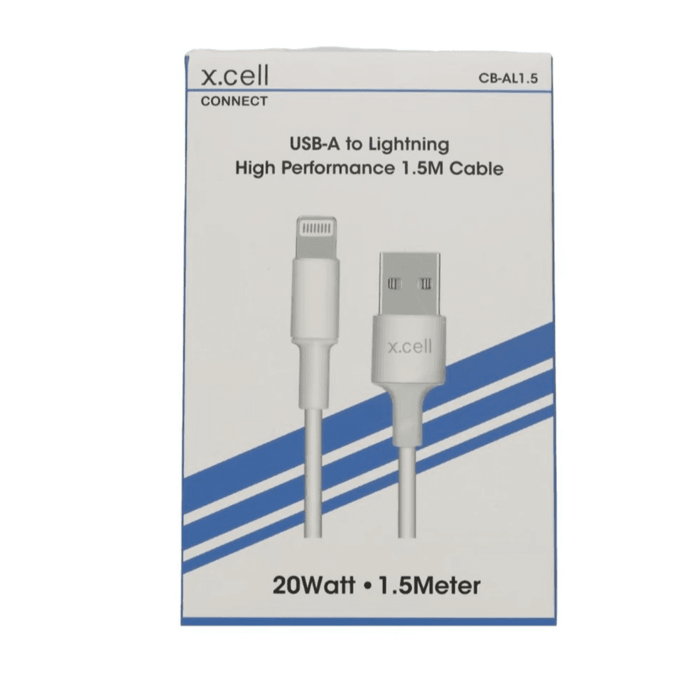 X.cell iPhone Lightning Cable 1.5 Meter White